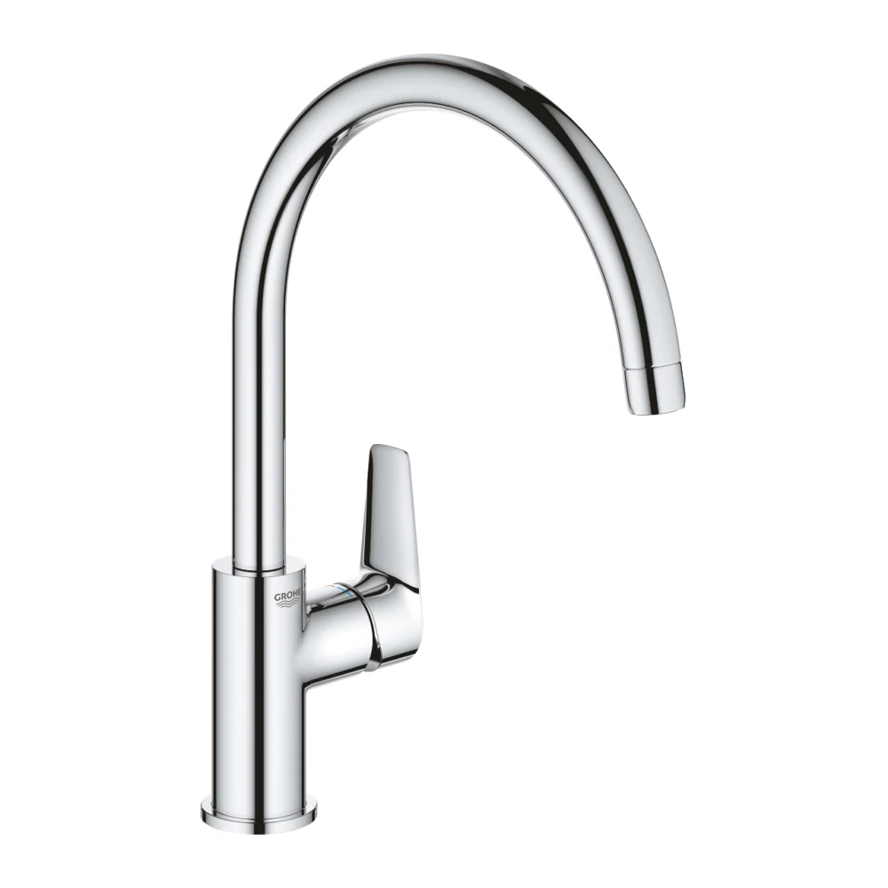 Μίξερ Κουζίνας Grohe Bauedge Chrome 31367001