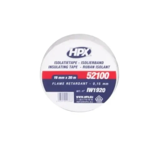 Τέλλα Ηλεκτρολογου HPX Ασπρή 19mm x 20m