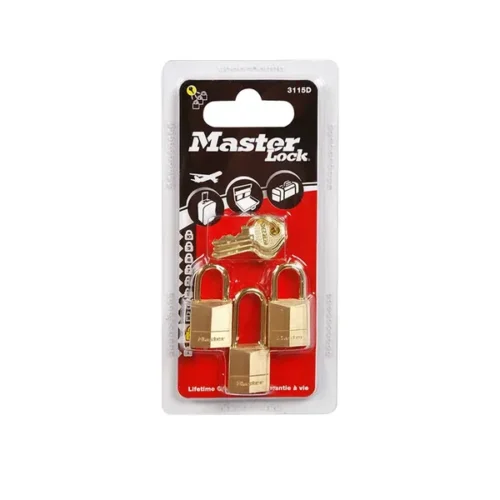 Λουκέτα Masterlock σετ 3115D 15 x 3mm (3pcs)