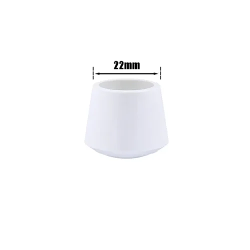 Chair Leg Cap Round White 22mm