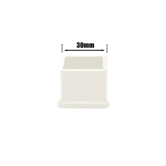 Chair Leg Cap Square White 30 x 30mm