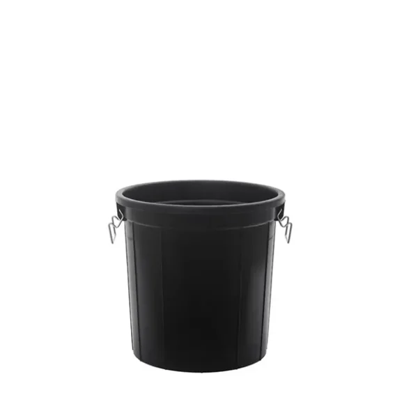 Waste Bin Lordos Black 56L (without Cover)