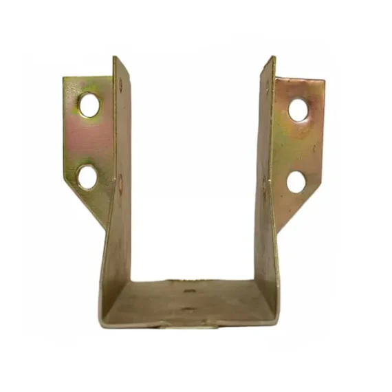 Pergola Joist Hanger 0 Degrees Brass 6cm