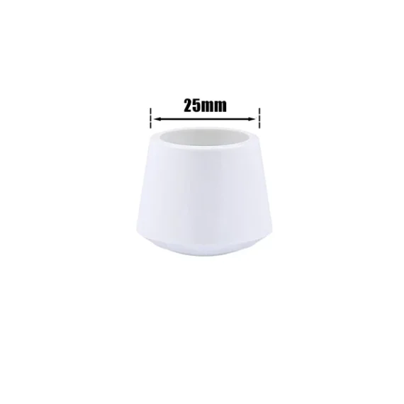 Chair Leg Cap Round White 25mm