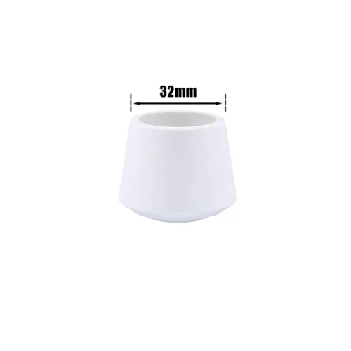 Chair Leg Cap Round White 32mm