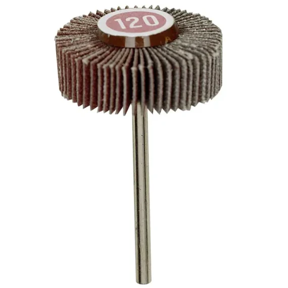 Flapwheels of standard corundum 10mm x 30mm