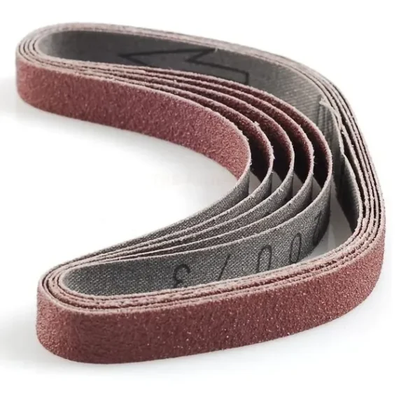 BS/E Replacement Belts 180 Grit (5 Pieces)