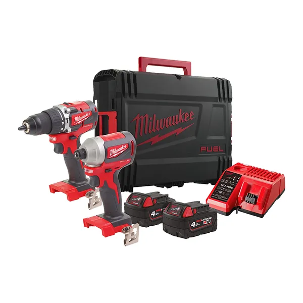 Power Tools Kit Milwaukee M18CBLPP2A-402C