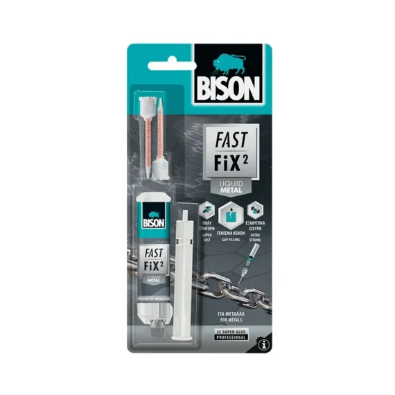 Εποξική Κόλλα Bison Μετάλου Fast Fix Liquid
