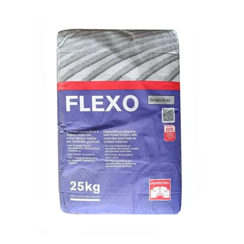 Tiles Adhesive Adesital Flexo Grey C2TE (25kg)