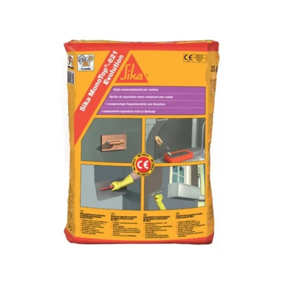 Επισκευαστικός Σοβάς Λεπτόκοκκος Sika Monotop 621 (25kg)