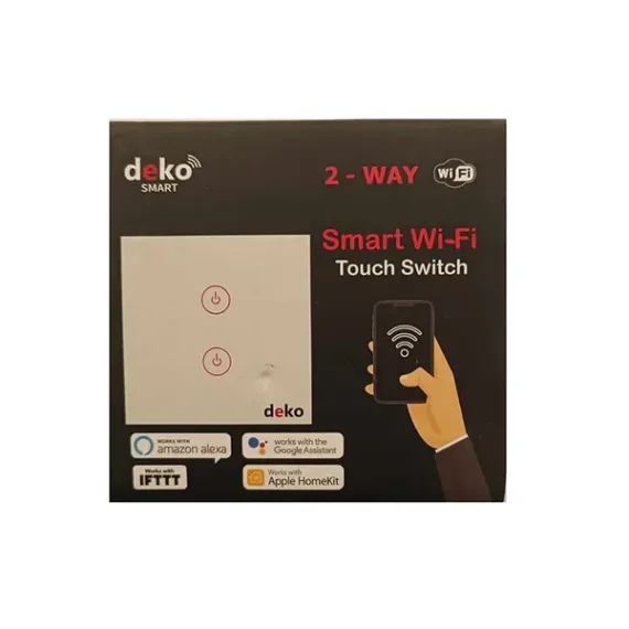 Διακόπτης Ηλεκτρολόγου Deko Wifi Γυάλινος