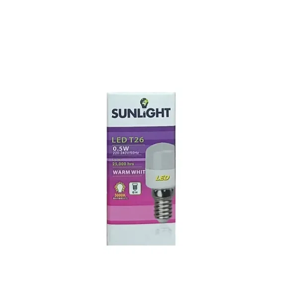 Λάμπα LED Sunlight T26 E14 0.5W Warmwhite-3000K