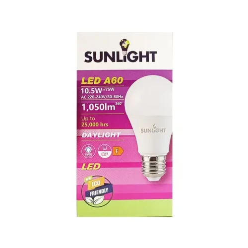 Light Bulb LED Sunlight A60 E27 10.5W Daylight-6500K