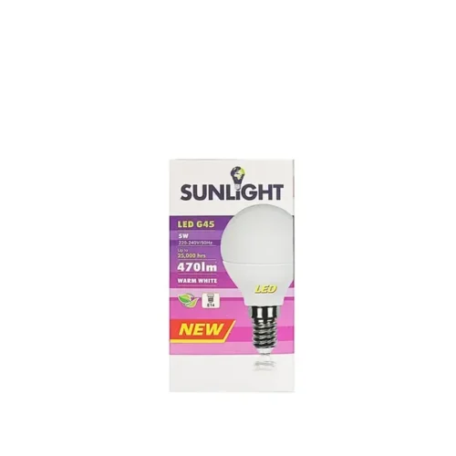 Λάμπα LED Sunlight G45 E14 5W Warmwhite-3000K