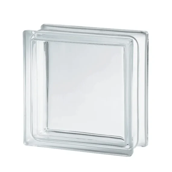 Glass Brick Clear 19 x 19 x 8cm