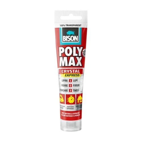 Κόλλα Bison Polymax Transparent 115g