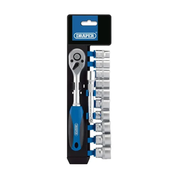 Socket Set & Wrench 3/8"
  Metric/Imperial (39pcs)