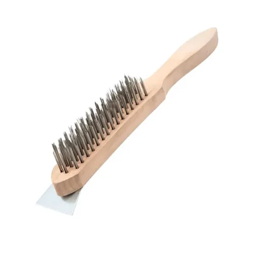 Brass Brush Beorol with Scraper