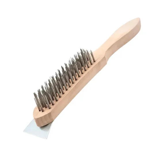 Brass Brush Beorol with Scraper