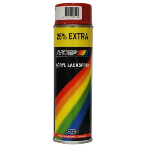 Σπρέι Μπογιά Motip Κόκκινο Gloss 500ml