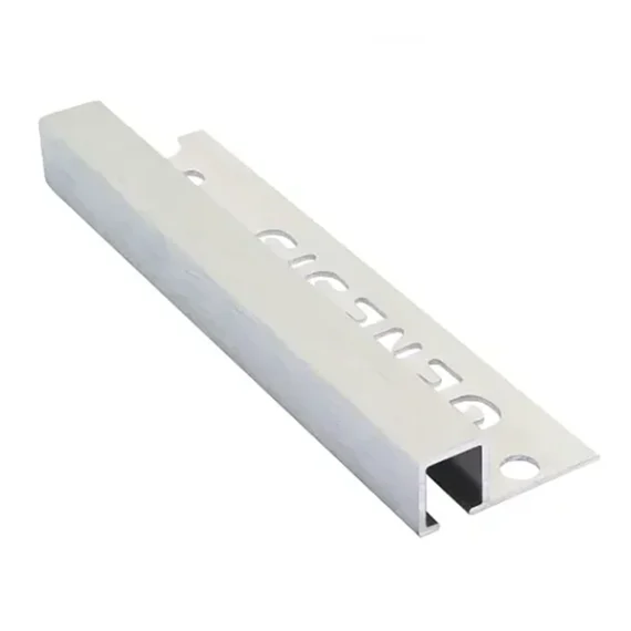Tile Trim Genesis Square Aluminium Satin 10mm x 2.5