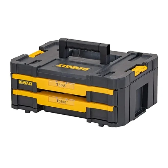 Toolbox Dewalt TSTAK T-Box 2 Drawers (44
  x 17 x 31cm)