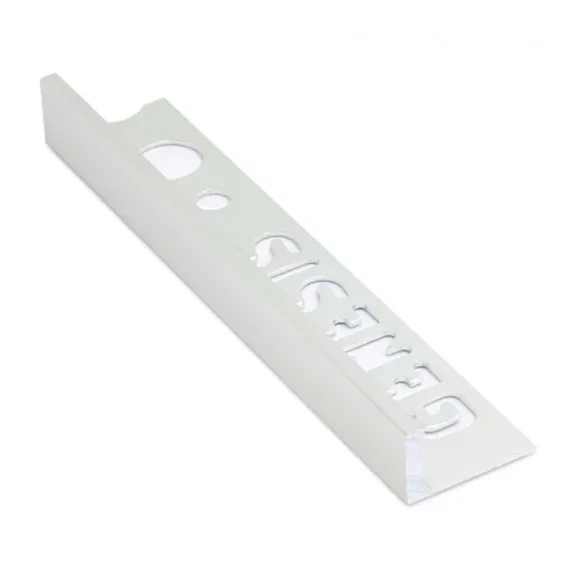 Tile Trim Genesis Elbow Aluminium Gloss 12mm x 2.5m