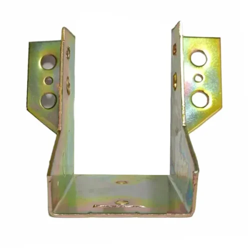 Pergola Joist Hanger 22 Degrees Brass 6cm