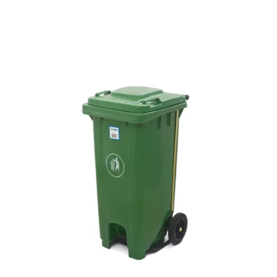 Waste Bin Lordos with Pedal Green 70L