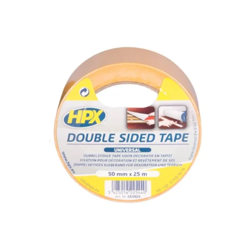 Double Sided Tape HPX Carpet 50mm x 25m
