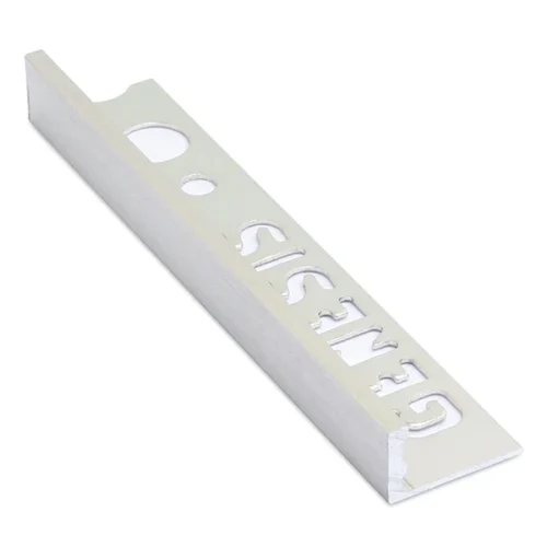 Tile Trim Genesis Elbow Aluminium Satin 10mm x 2.5m