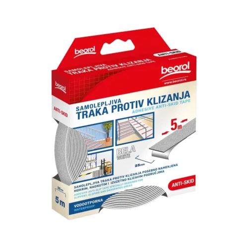 Antislip Tape Beorol Tape Beorol White 25mm x 5m