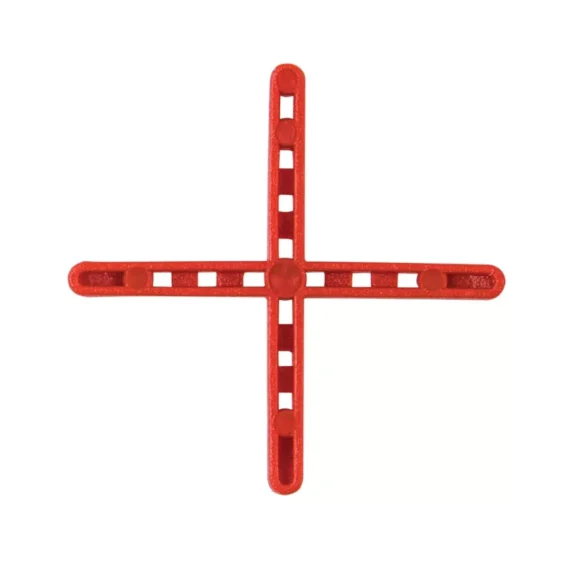 Tile Cross Beorol Red 3mm (100pcs)