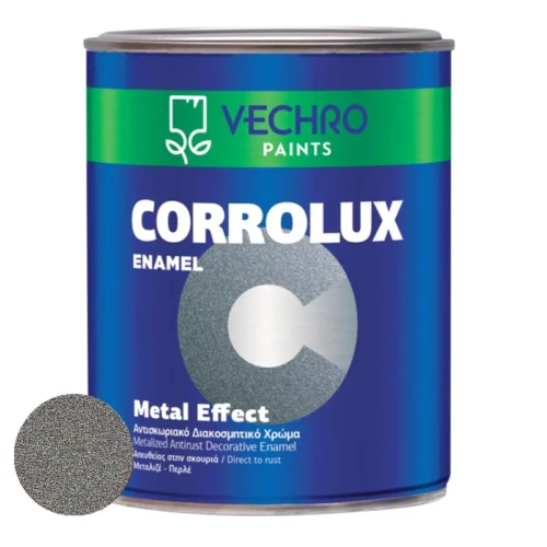 Αντισκοριακή Μπογιά Vechro Corrolux Metal Effect Άργυρος