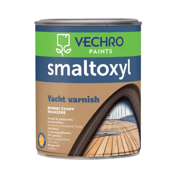 Wood Yacht Varnish Vechro Smaltoxyl Clear Satin (Choose Size)