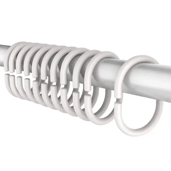 Shower Curtain Rods Plastisan (12pcs)