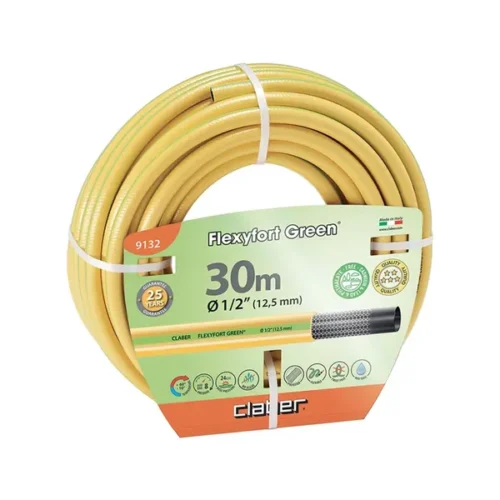 Garden Hose Claber 1/2” Flexyfort Green 30m