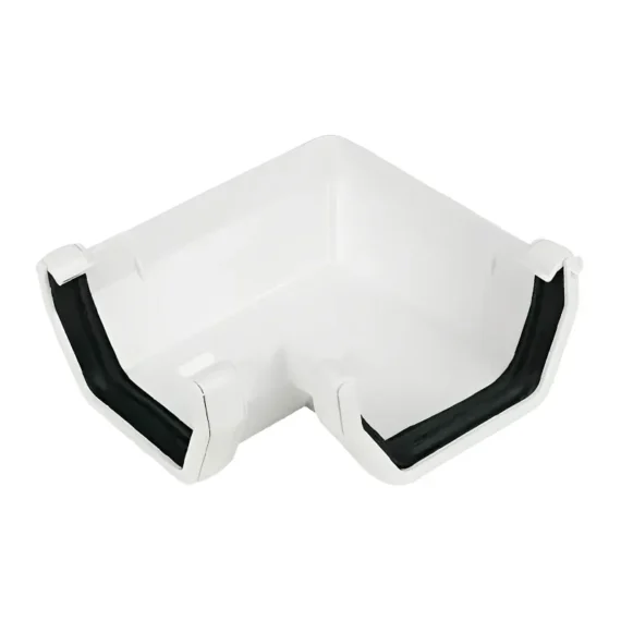 Gutter Pipe Tetraflow Elbow White