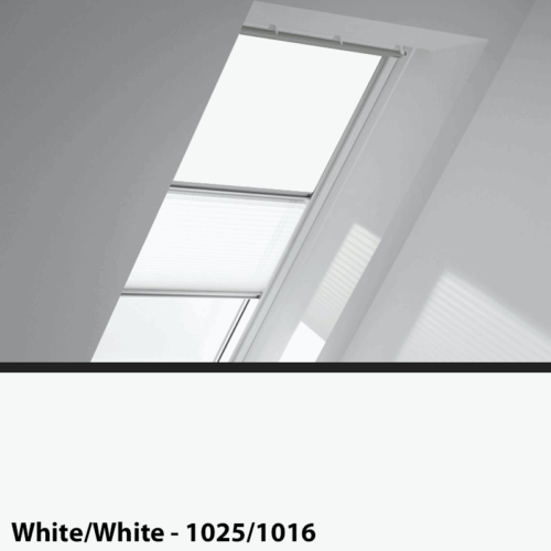 Velux Duo Blackout Blinds - White/White 1025/1016