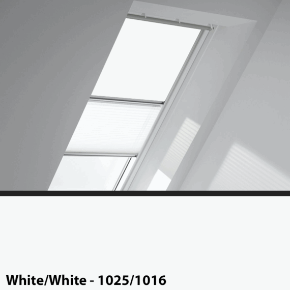 Velux Duo Blackout Blinds - White/White 1025/1016