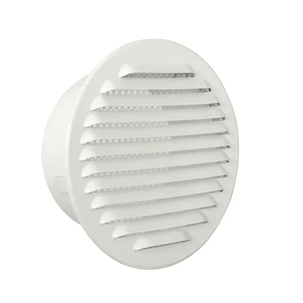 Vent Aluminium Round Fepre White (Choose Size)