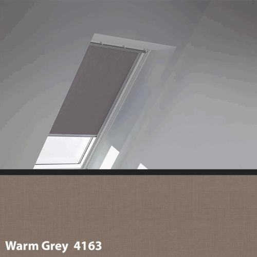 Velux Translucent Roller Blinds - Grey Warm 4163