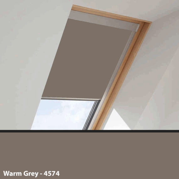 Velux Blackout Blinds - Warm Grey 4574