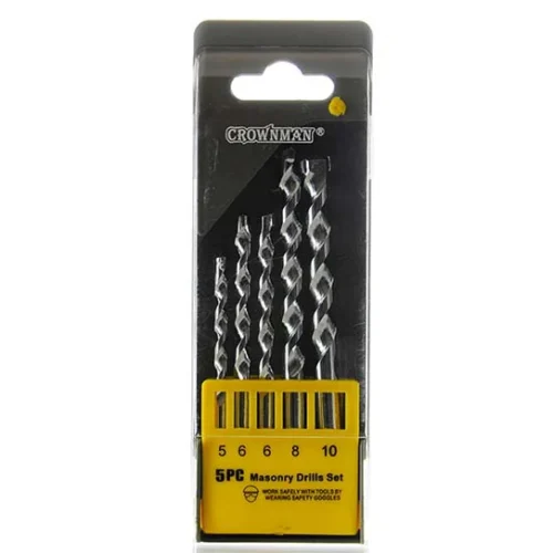 Masonry/Concrete Drill Bits Set Crownman (5pcs)