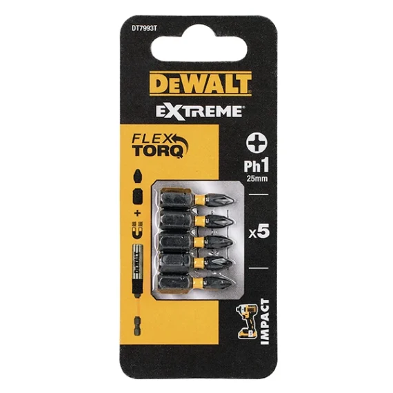 Bits PH Dewalt 25mm (Choose Size)