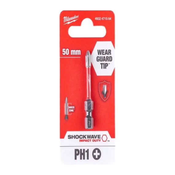 Bits PH Milwaukee 50mm (Choose Size)