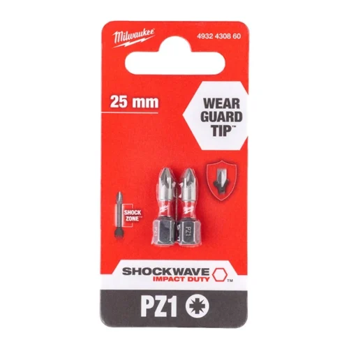 Μύτες PZ Milwaukee 25mm (Choose Size)