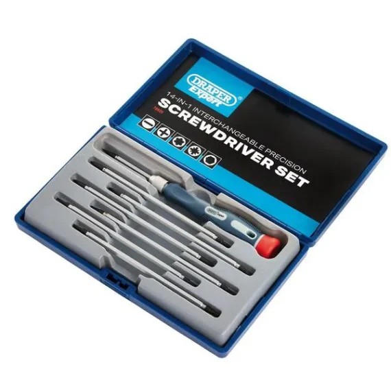 Screwdrivers Set Draper Precision Reversible (14pcs)