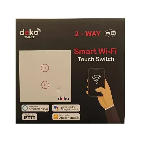 Διακόπτης Ηλεκτρολόγου Deko Wifi Γυάλινος